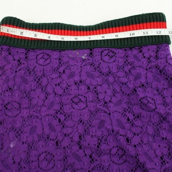 Gucci Cluny Lace Skirt SZ 42 - Picture 12 of 12
